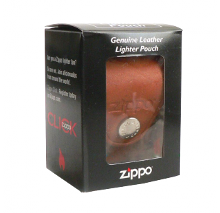 Чехол для зажигалки Zippo коричневый упаковка